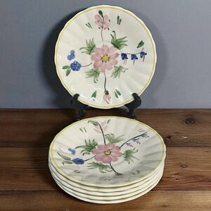 VTG Blue Ridge Southern Pottery Bread Butter Plate SET OF 6 Laurie Colonial RARE
